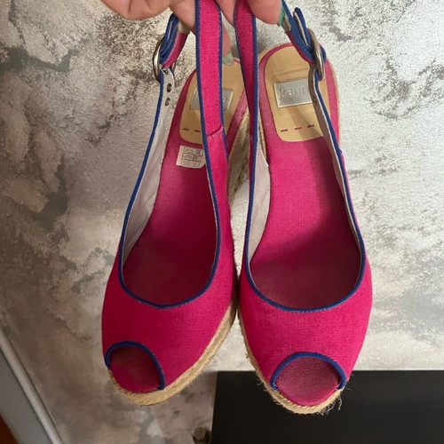 Kanna platform shoes like new, size 40, blue and pink