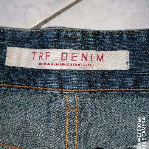 Trf women's mini jean skirt like new, blue, size S