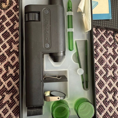 Vintage microscope toy like new, Russian, 1980s