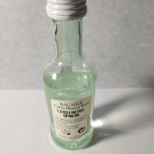 Collectible Bacardi 5cl 20-year-old sealed bottle new
