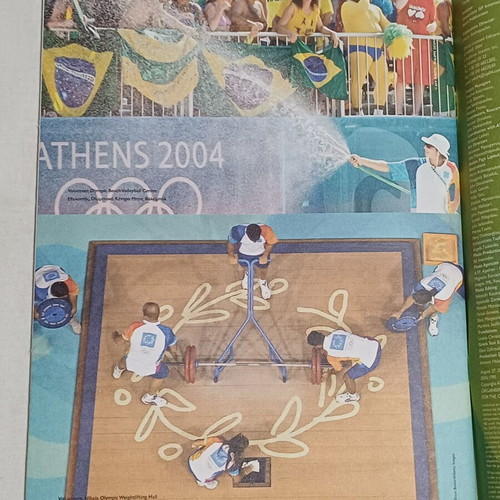 Official Athens 2004 Olympic Games Daily Program 14 Days like new