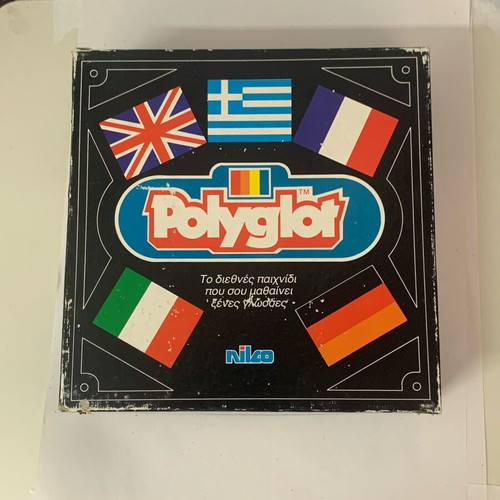 Polyglot board game used, classic 90s