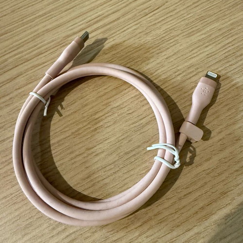 iPhone cable pink new