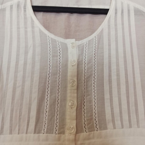 Benetton summer dress used, white, size S