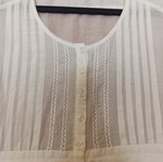 Benetton summer dress used, white, size S