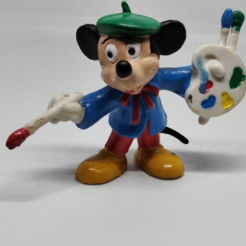 Mickey Mouse collector figure hand-painted, like new
