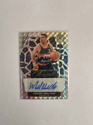 Mahmoud Abdul-Rauf Autograph NBA Panini Mosaic 2024-2025 like new