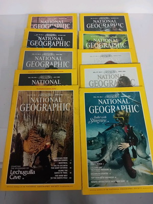 National Geographic USA μεταχειρισμένα, πακέτο 10 τεμαχίων