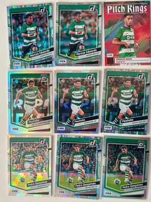 Donruss FIFA Soccer Sporting Lisbon Parallel Lot 9 κάρτες καινούργιο