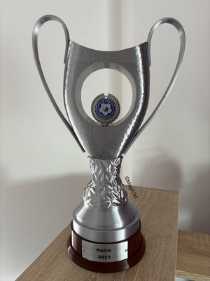 Κύπελλο Ελλάδος 2021 ΠΑΟΚ καινούργιο 3D Printed συλλεκτικό αντίγραφο