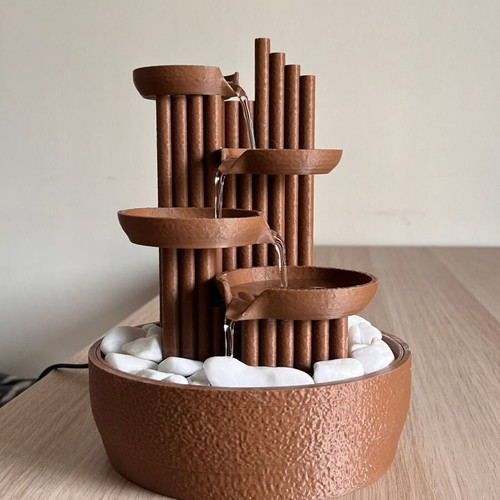 Zen decorative 3D printed tabletop water fountain new