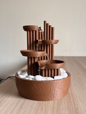 Zen διακοσμητικό συντριβάνι νερού επιτραπέζιο 3D printed καινούργιο