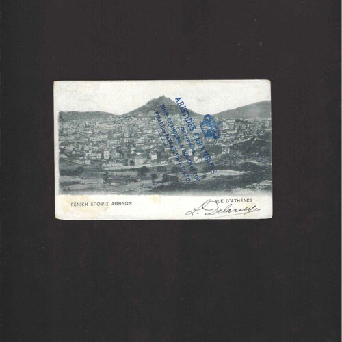 Postcard General View of Athens early 20th century, used