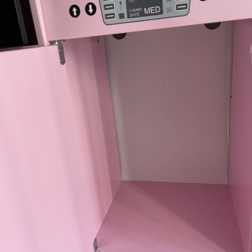 Costway wooden play kitchen used with 68 accessories