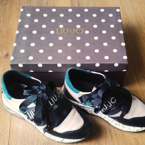 Liu Jo sneakers size 37 like new, black and beige