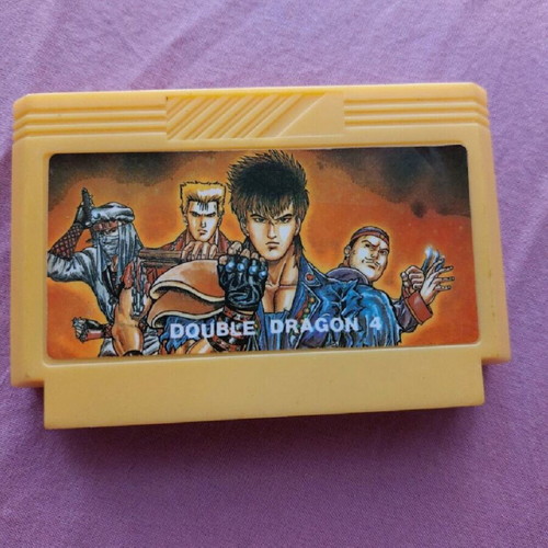 Vintage retro game Double Dragon 4 used