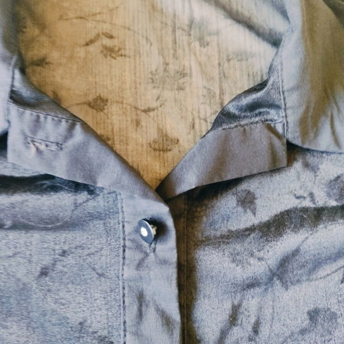 Black sheer shirt like new, delicate style