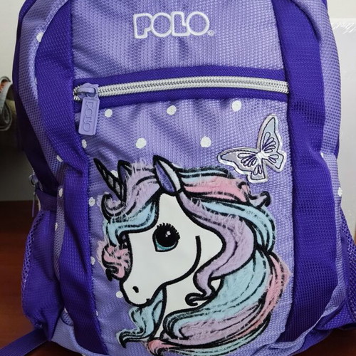 Polo Chiquito Unicorn backpack for preschool and outings