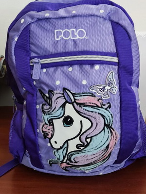 Polo Chiquito Unicorn backpack for preschool and outings