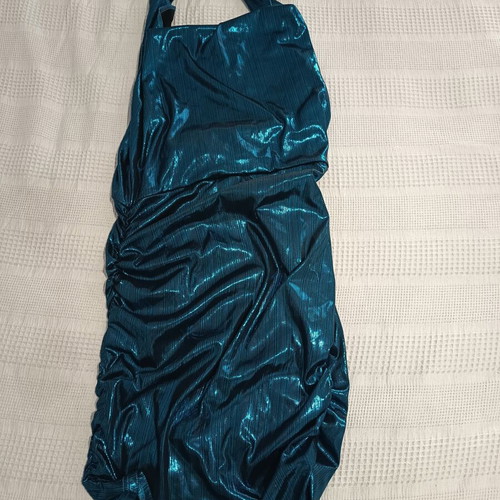 Mini dress with neck tie new, half open back