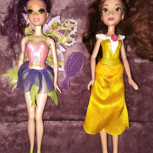 Bella Princess doll used, skirt damaged