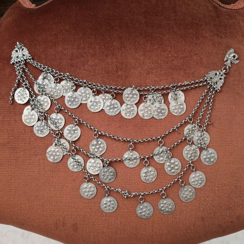 Traditional silver jewelry used