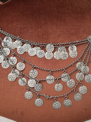 Traditional silver jewelry used