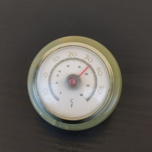 Alabaster onyx thermometer like new, rare and exceptional