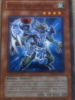 Swordfight Beast Chasing Dipper Yu-Gi-Oh! card
