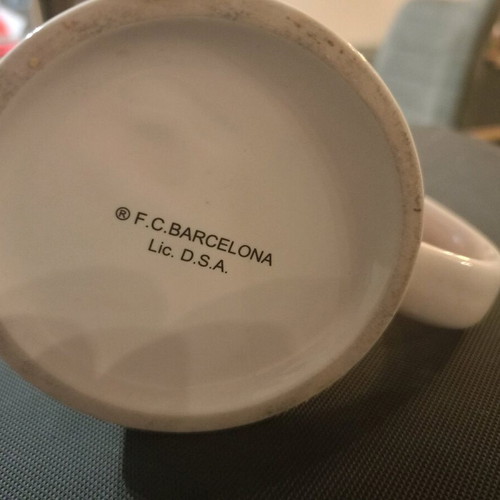 F.C. Barcelona mug like new, authentic