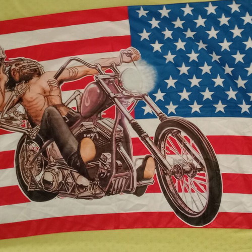 Vintage Motorcycle Flag like new