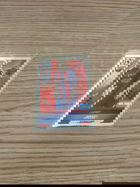 Αυτοκόλλητο Lionel Messi Barcelona Topps 2016-17 FCB3 Foil Champions League