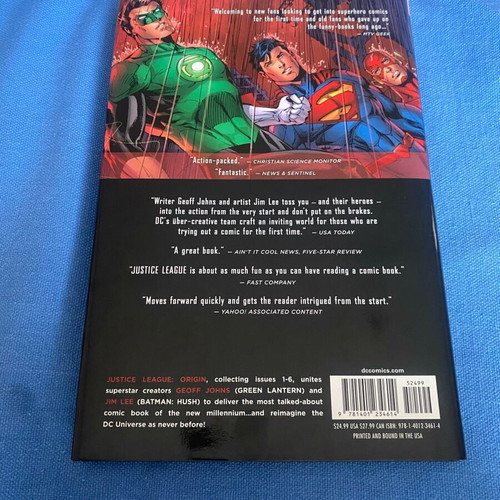 Justice League Volume 1 Origin Hardcover like new