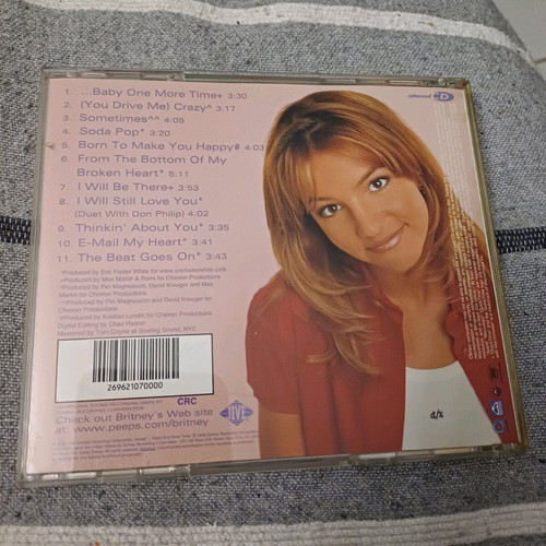 Britney Spears ...Baby One More Time Enhanced CD Album σαν καινούργιο, pop