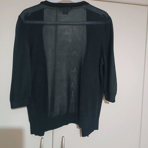 H&M black cardigan like new, short with buttons
