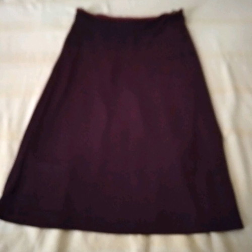 BSB Club Elastic Skirt used, dark burgundy with lining, size S
