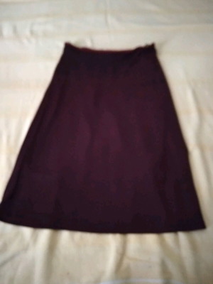 BSB Club Elastic Skirt used, dark burgundy with lining, size S