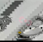 Ασημενιο Μεταλλικο Ρολοι Hello Kitty