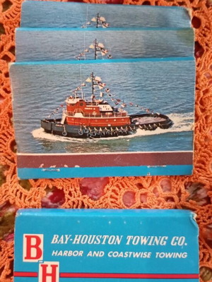Vintage matchboxes new and used, pack of 6
