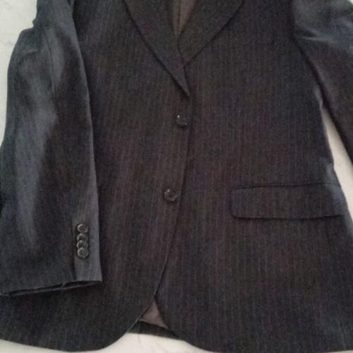 Men's jacket Italian made, like new, black and gray, size XL