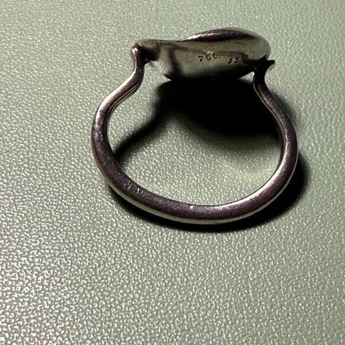 Handmade ring 18K gold and 925 silver used, vintage design
