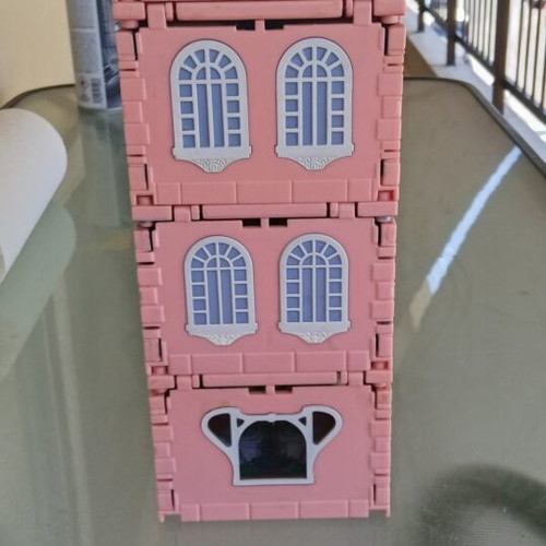 Vintage Bluebird Polly Pocket Dream Builders set of 4 rooms with 3 figures like new
