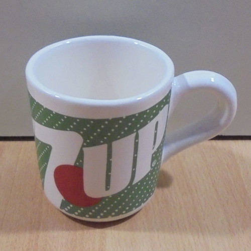 7 UP vintage promotional mug used