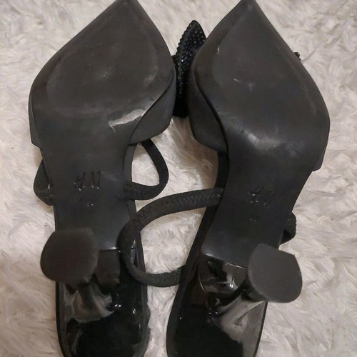 H&M mules shoes size 38 like new, black