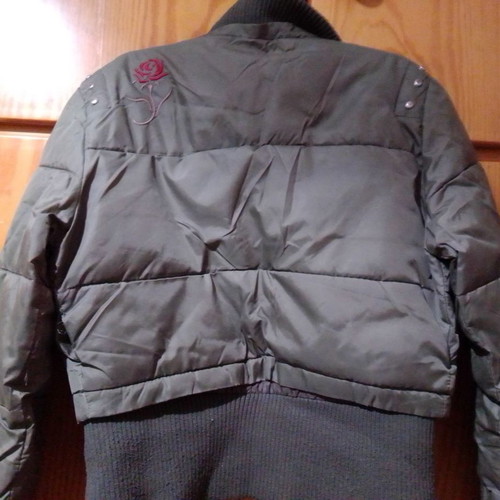 Kamora jacket used, women's olive color size XS
