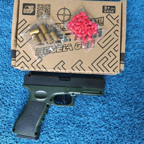 Glock 18 plastic spring toy new