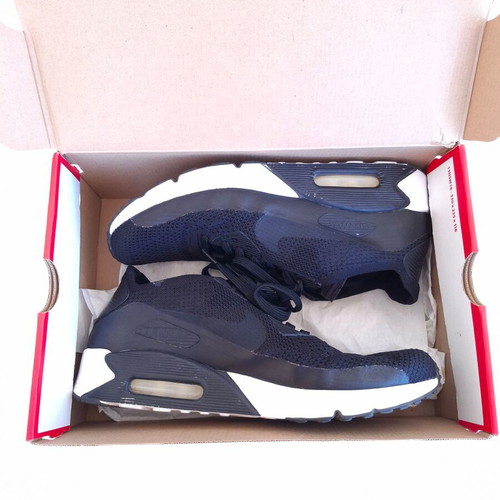 Nike Air Max Ultra 90 Flyknit men's shoes, black size 45.5