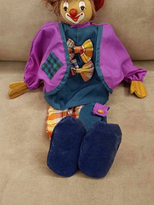 Clown figure used, 40 cm height