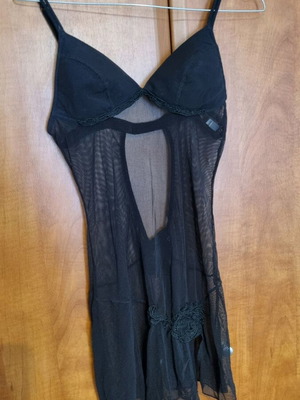 Baby doll δίχτυ Luna μεταχειρισμένο, μαύρο, μέγεθος small / 70B