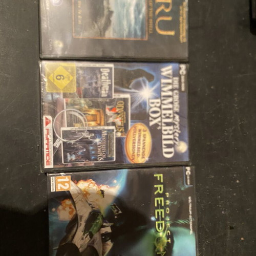 Uru, The Chronicles of Myst, Project Freedom PC games, set of 3